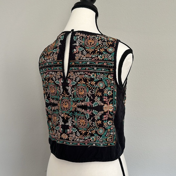 *ANTHROPOLOGIE* Vanessa Virginia Embroidered Top XS - Picture 5 of 12